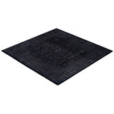 Overdyed One-of-a-Kind 6' 2" X 6' 3" Hand Knotted Area Rug