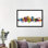 «Charleston, South Carolina Skyline», reproduction sur toile flottante