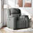 Vidaxl Recliner Chair Dark Grey Fabric (100% Polyester), Metal, Plywood-116118427-116118428