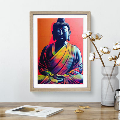Colourful Buddha No.3 - Wall Art