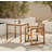 Solid Wood Patio Armchair (Set of 2)-1660065101