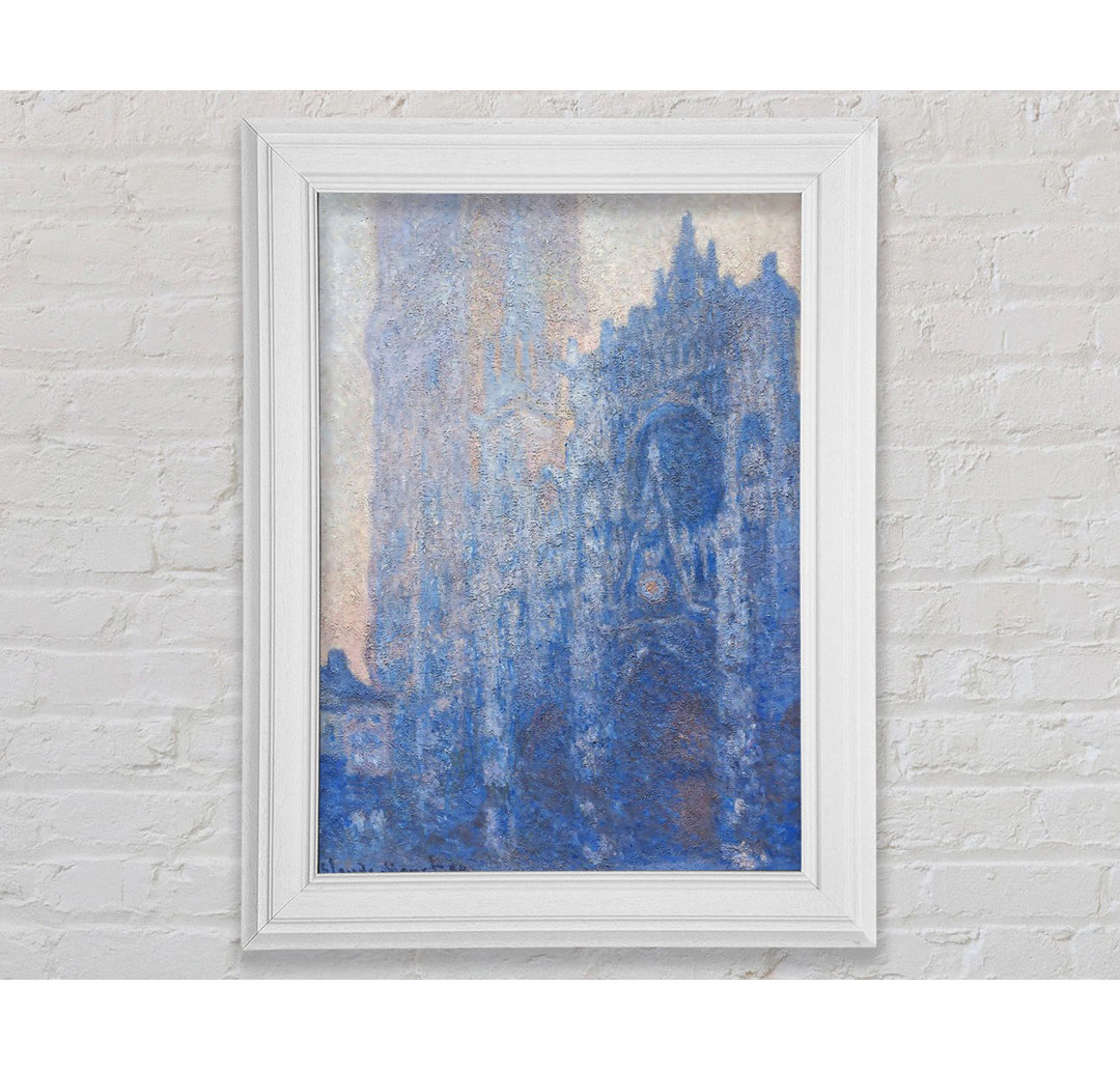 Gerahmtes Wandbild Monet Rouen Cathedral Facade