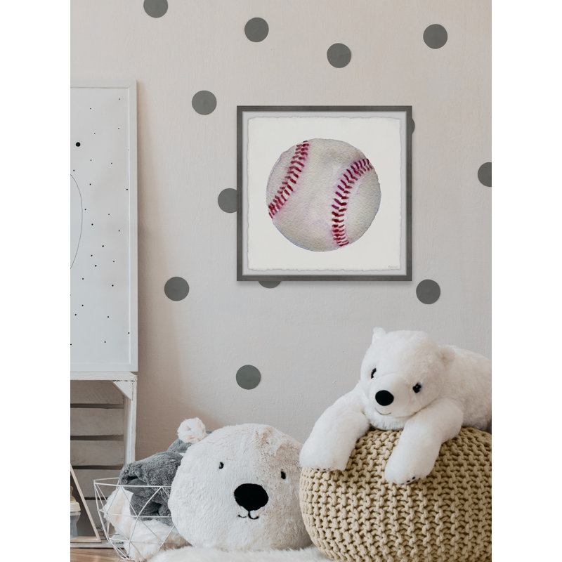 Marxim The Curve Ball Framed Print, 24" H x 24" W x 1.5" D
