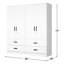 Armoire double avec 4 portes minces et 4 tiroirs! -105840264
