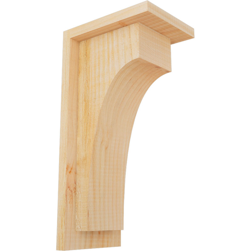Corbeau Huntington avec plaque arrière, H 16 po x l 6 po x P 8 po, Sapin de Douglas, Sciage brut