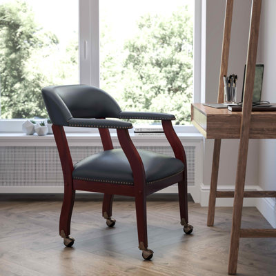 Fauteuil de conférence avec garniture cloutée Zakrzewski 