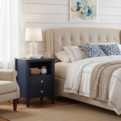 2-drawer storage Nightstand
