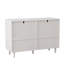 43,31 po Armoire de rangement en rotin 6 tiroirs