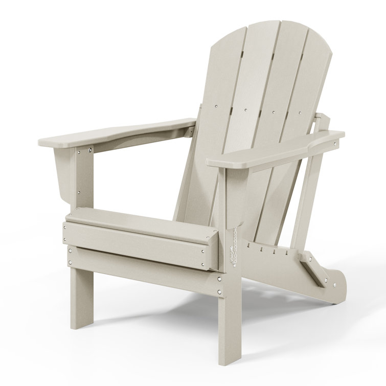 Shawnna Weather-Resistant Foldable Outdoor Adirondack Chair