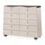 Fantosini 10-Drawer Mule Chest - Silver Mist