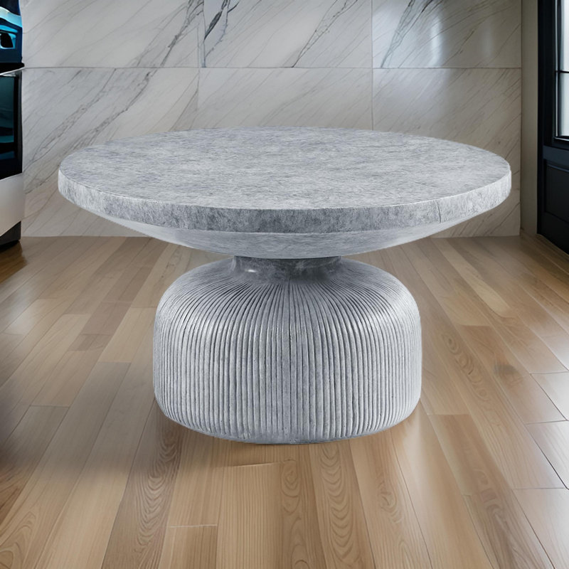 Laddie Pedestal Coffee Table,center table,coffe table