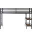 Structure de lit mezzanine pour lit simple Junior - Métal avec tablette