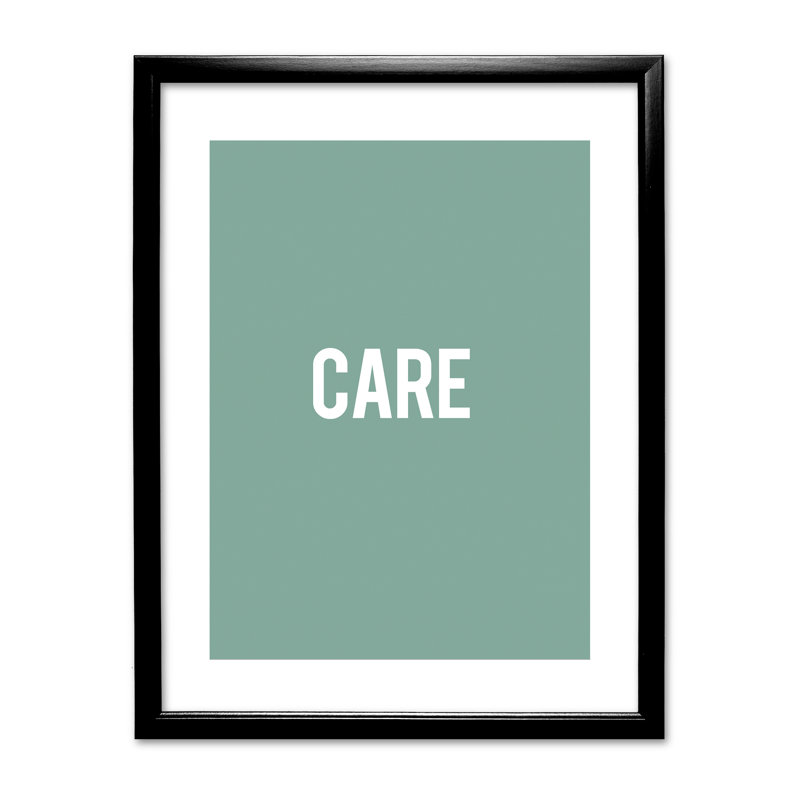 Single Picture Frame Print, Black