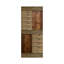 Porte de grange coulissante en bois de pin noueux S Series sans trousse de quincaillerie-90940418-90940432