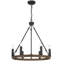 6-Lights Waggon Wheel Chandelier Ceiling Lights-1491463801