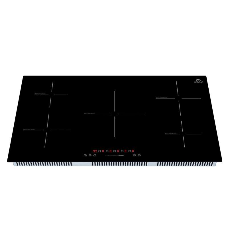 Forno Alta Qualita Parco 36-Inch Induction Cooktop, 5 Zones, Touch Control, 9 Power Levels