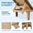 2-Piece Outdoor Resin Chaise lounge Set with Cup Holders-415809616