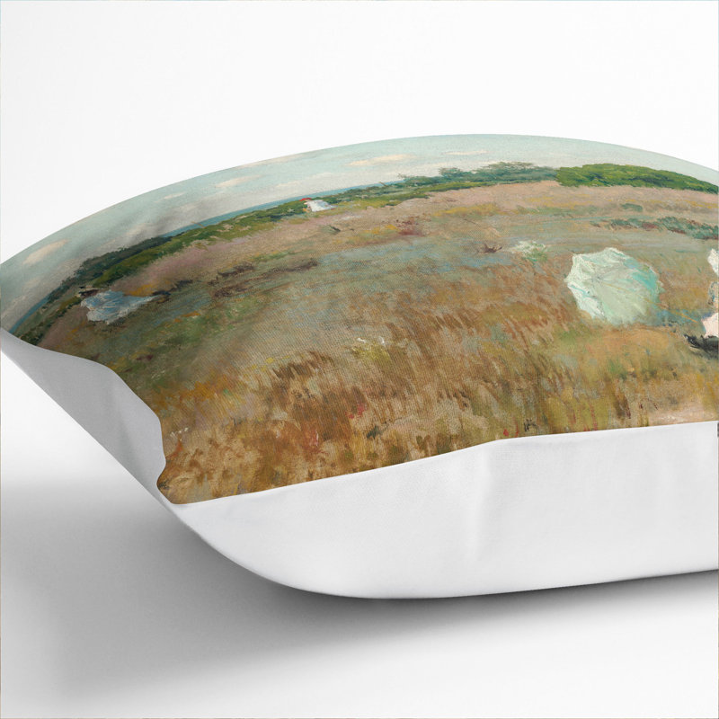 Square Cushion, 55cm H x 55cm W x 20cm D, White