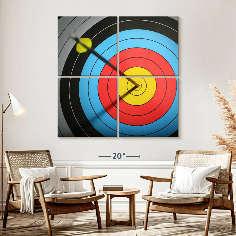 Sireci Bullseye In Archery, 57" H x 57" W