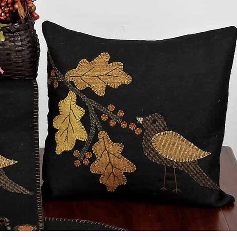 Cotton Blend Throw Pillow