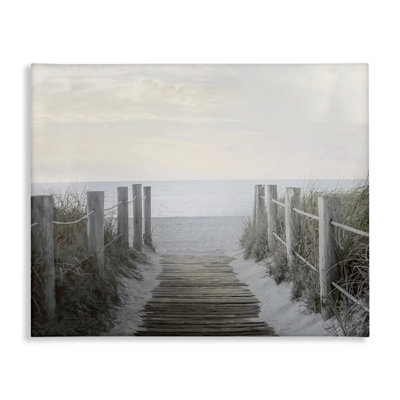 "Boardwalk Steps to Beach", art mural par Mike Calascibetta