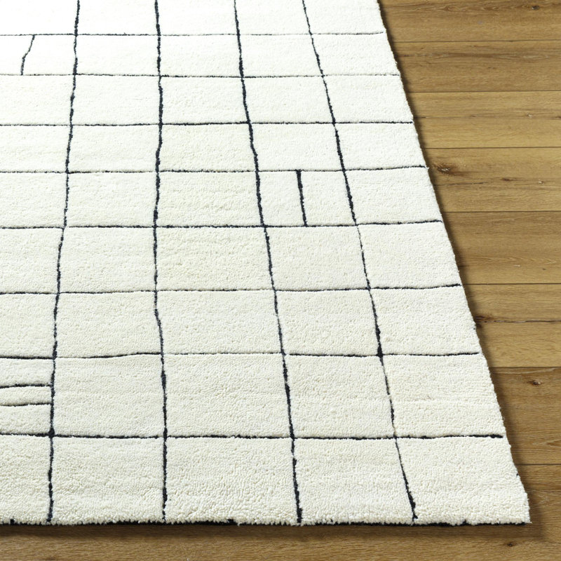 Tapis en laine touffeté à la main Amberwood, Rectangle 9 pi x 12 pi