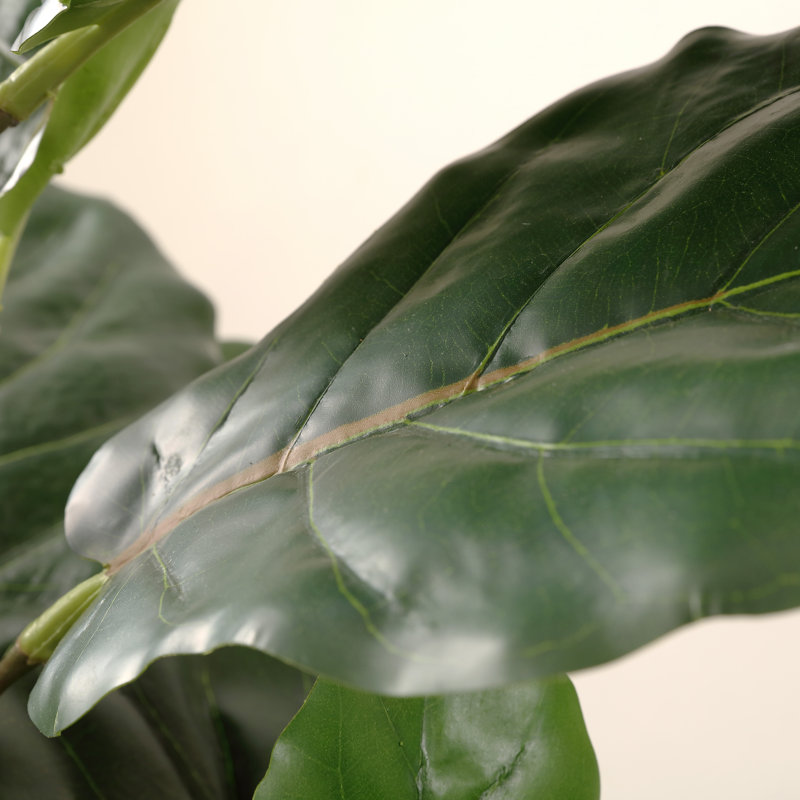 35.83'' Faux Fiddle Leaf Fig Tree in Freestanding