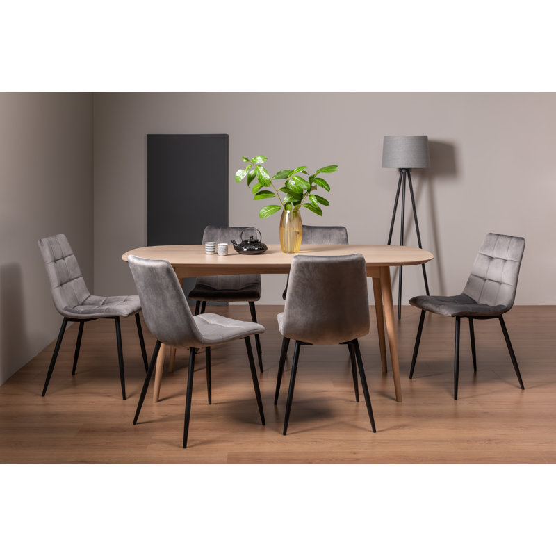 Omari 6 - Person Dining Set, Grey