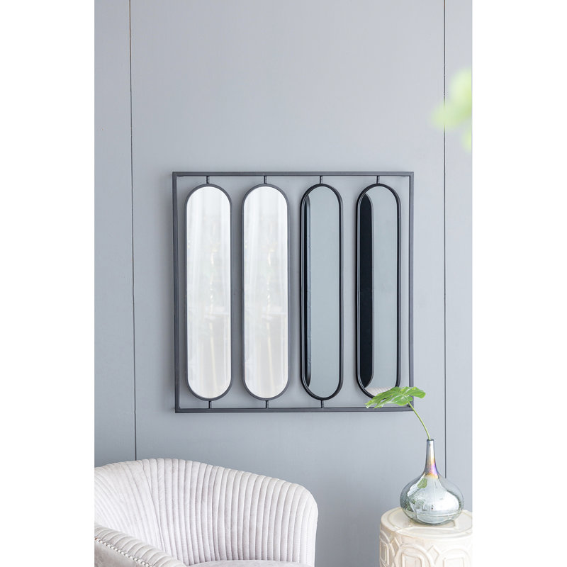 Miroir mural ovale noir 36 "X Four