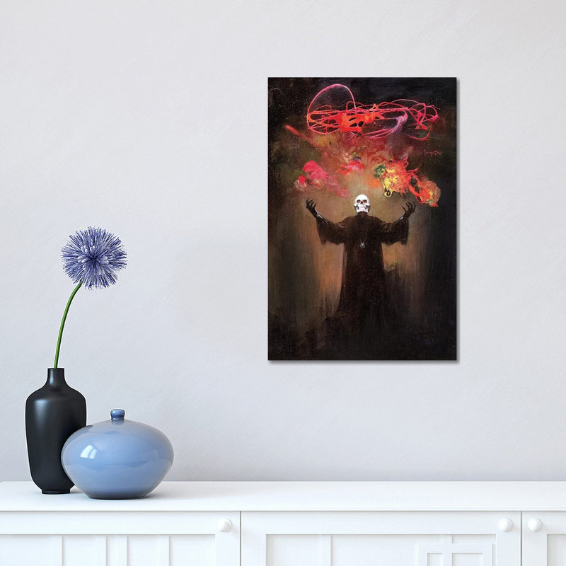 Devils Generation by Frank Frazetta - Print on Canvas, Wrapped Canvas, 30.48 cm H x 45.72 cm W