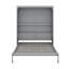 Grand lit escamotable avec tablettes