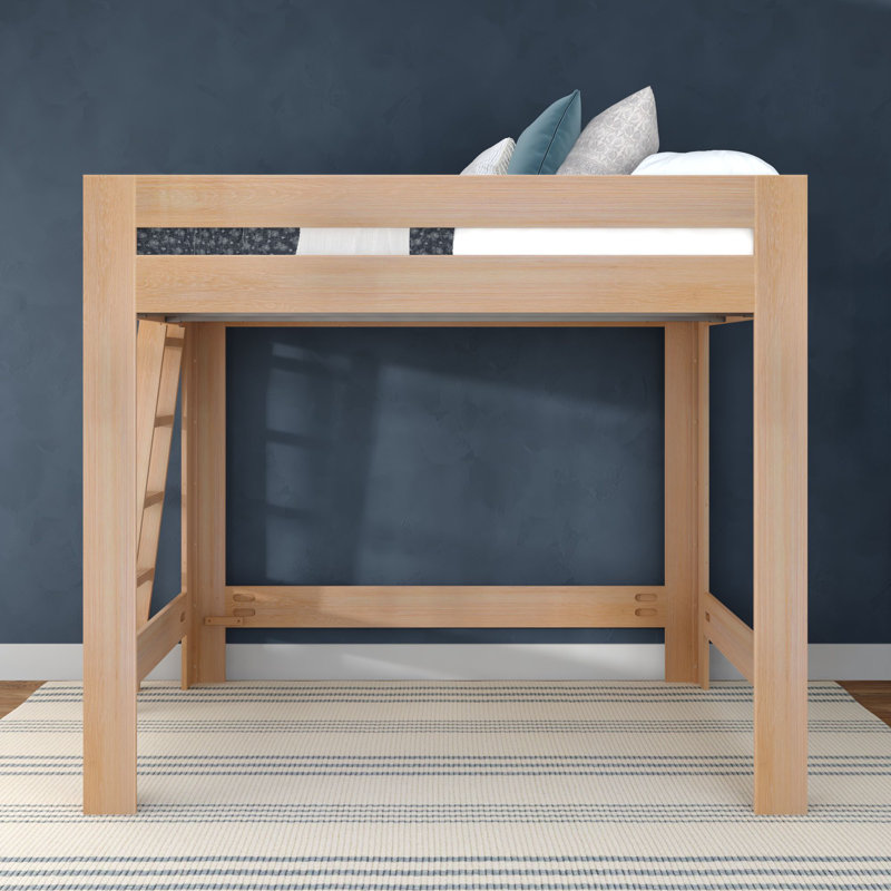 Olympic Queen Loft Bed, Embossed Natural