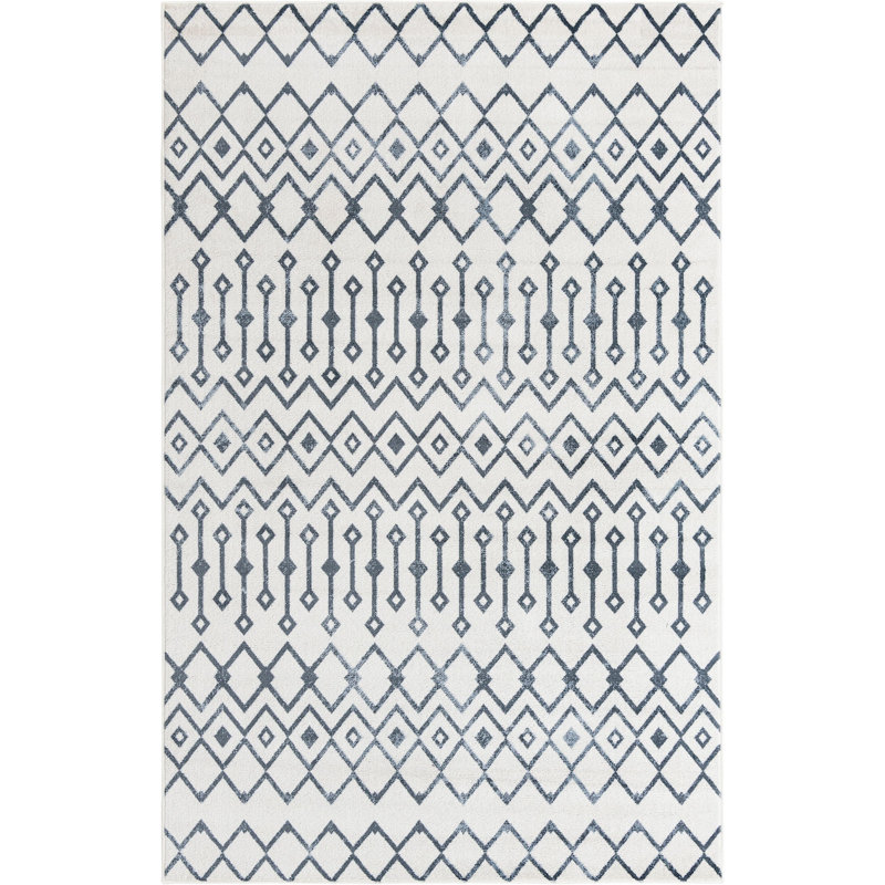 Moroccan Indoor Rug, Rectangle 6' x 9'