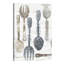 Spoons And Forks II Neutral by Albena Hristova - Wrapped Canvas Painting-857393209