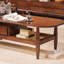 Table basse en osier de style rétro-1382979034