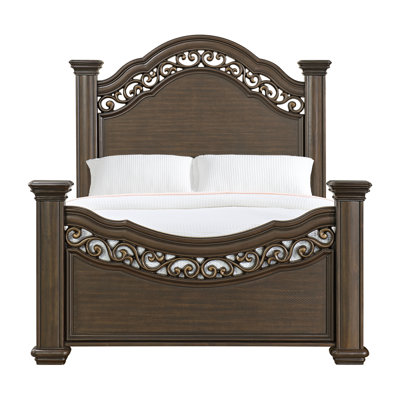 Gurvansh Panel Bed In Mahogany