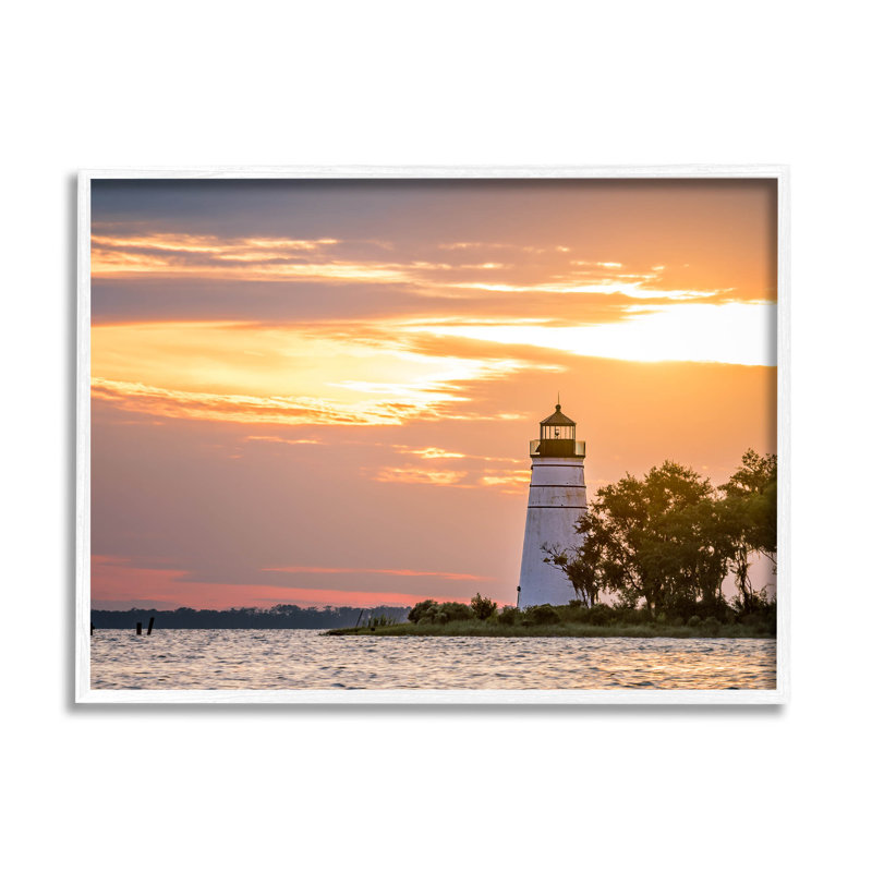 Art nautique, art de la giclée par Andy Crawford, H 16 po x l 20 po x P 1,5 po, Giclée encadrée blanc bord de mer