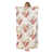 Motif floral rose rétro