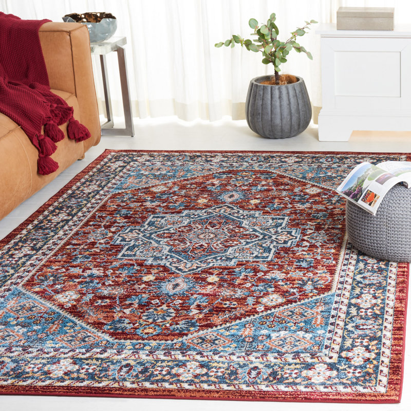 Bayside Performance Machine Washable Oriental Rug, Rectangle 5'3" x 7'6"