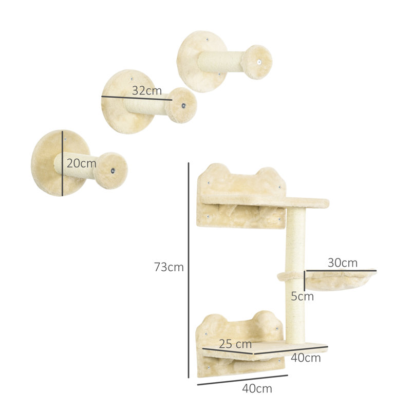 73 cm H Cat Tree / Condo, Beige
