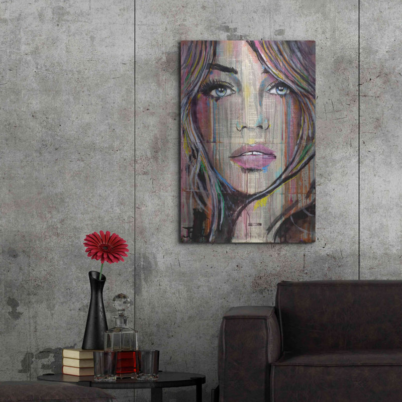 Red Barrel Studio® «In Someway» par Loui Jover, art mural en métal, MTL-1491, H 36 po x l 24 po