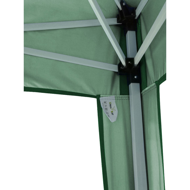 Adeen 3m x 3m Metal Pop-Up Gazebo, Green