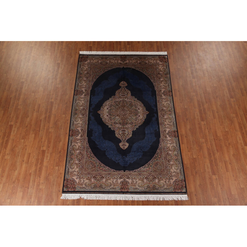 Tapis turc bleu traditionnel 7 x 10