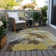 Machine Washable Indoor/Outdoor Xhevrie Brown Rug