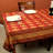 Block Print Diamond Cotton Tablecloth-60990916-60990920