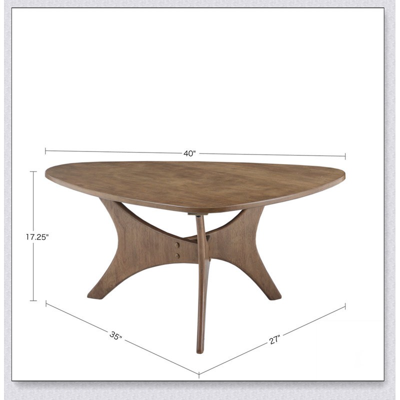 Table basse triangulaire en bois Design pratique et moderne, matériaux de haute qualité, centre de salon