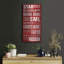 Latitude City «Star City Text» par Art Licensing Studio, art mural en métal-411661828