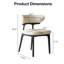 Ensemble de table de salle à manger extensible 9 pièces avec table de salle à manger rectangulaire de 63 à 95 po et 8 chaises en similicuir-1308184590