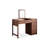 Solid Wood Clamshell Multi-Functional Storage Cabinet Integrated Makeup Table