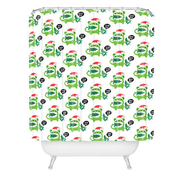 Deny Designs Andi Bird Alligator Love Aqua Shower Curtain - ShopStyle